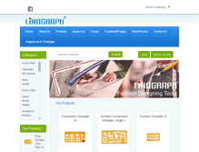 Tablet Screenshot of linographindia.com